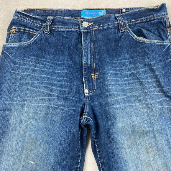 GB Design Lab Woman's Jeans 40x32 With Embroidered Back Pockets & Unique Stitche - Picture 12 of 16